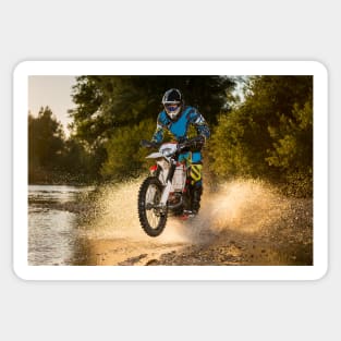 Enduro bike rider Sticker